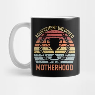 Achievement Unlocked Motherhood Mug